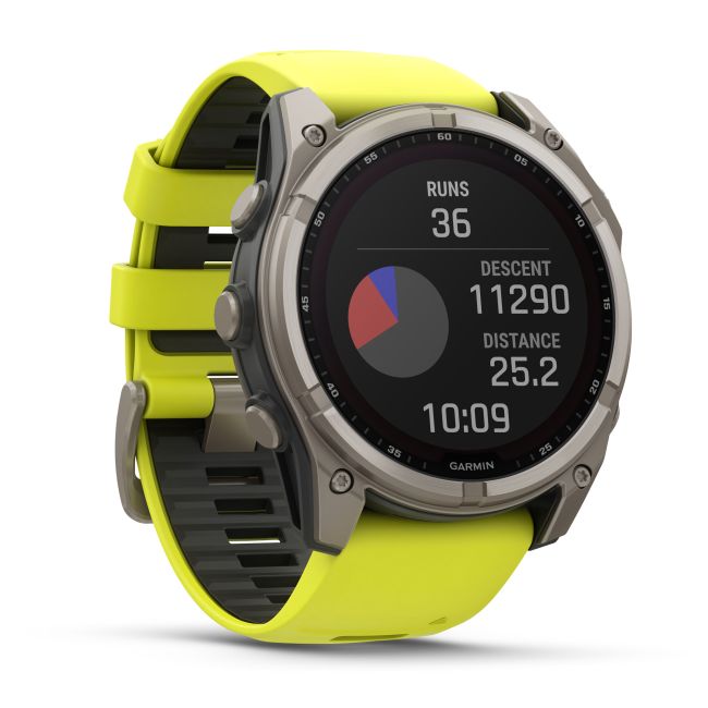 Garmin fenix 8 SOLAR Sapphire 51mm - smartwatch premium GPS argintiu Titanium
