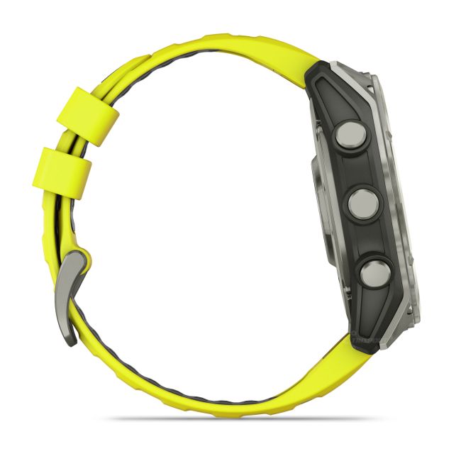 Garmin fenix 8 SOLAR Sapphire 51mm - smartwatch premium GPS argintiu Titanium