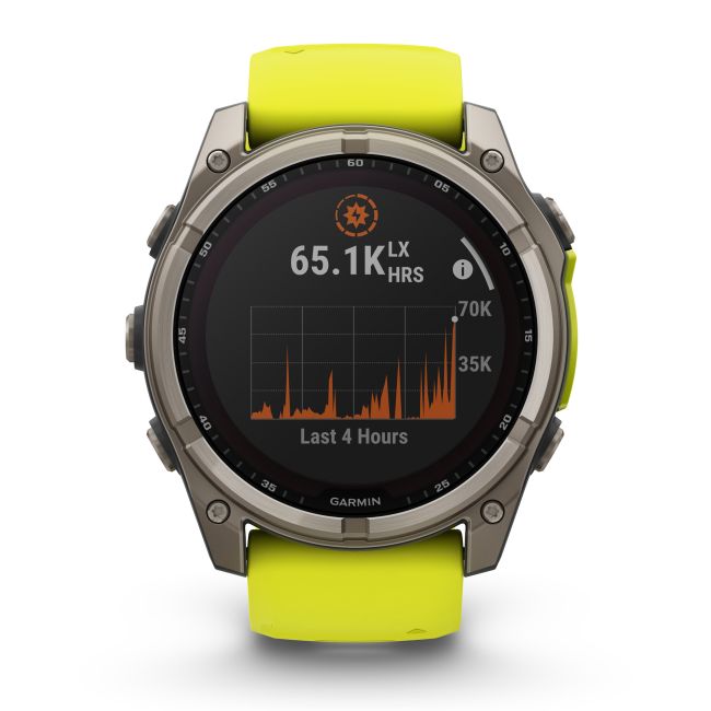 Garmin fenix 8 SOLAR Sapphire 51mm - smartwatch premium GPS argintiu Titanium