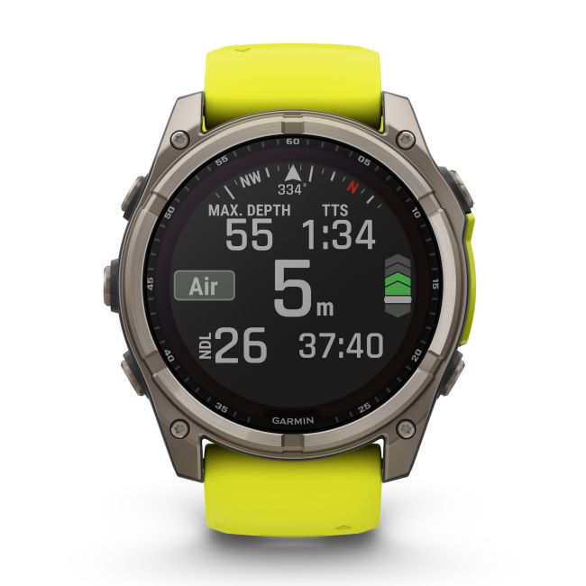 Garmin fenix 8 SOLAR Sapphire 51mm - smartwatch premium GPS argintiu Titanium