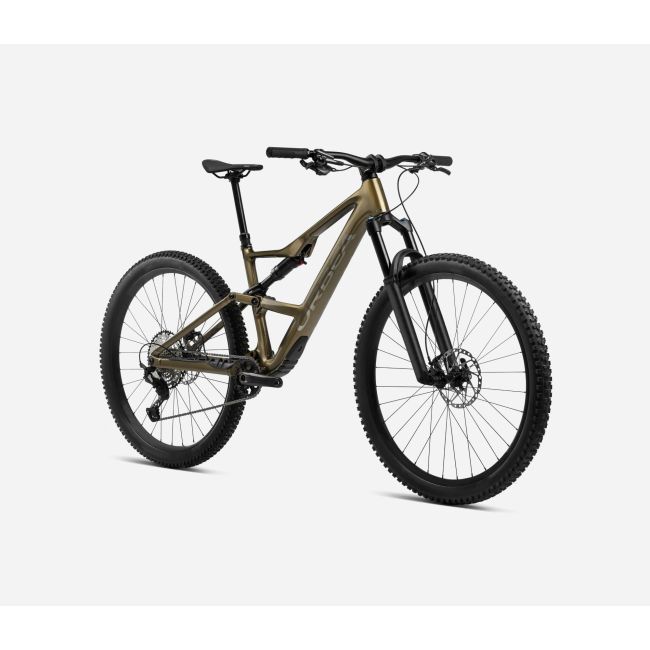 Bicicletă MTB All Mountain full suspension Orbea OCCAM LT H30 - Metallic Olive Green | Titanium Black (Gloss)