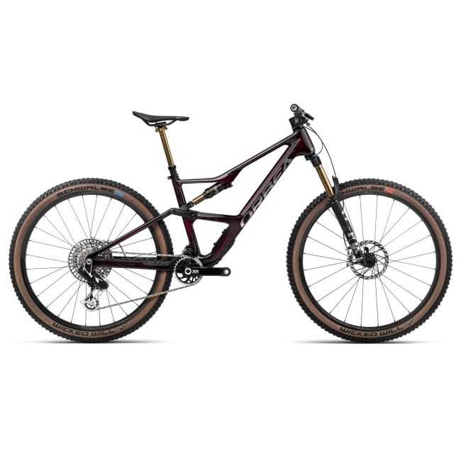 Bicicletă MTB Trail full suspension Orbea OCCAM SL M-LTD - Wine Red Carbon View | Titan (Gloss)