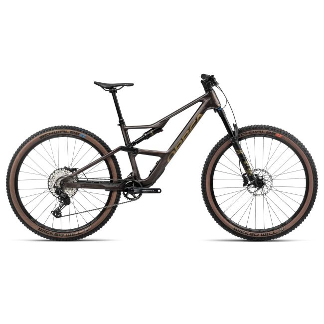 Bicicletă MTB Trail full suspension Orbea OCCAM SL M30 - Cosmic Carbon View | Metallic Olive Green (Gloss)