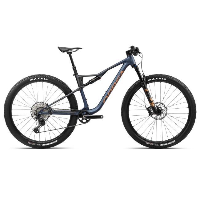 Orbea OIZ H10 Moondust Blue-Leo Orange (Matt) - măsura S - bicicletă MTB XC full suspension