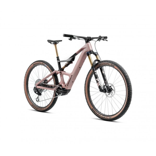 Bicicletă electrică eMTB Trail Orbea RISE SL M-LTD 420W - Desert Rose | Carbon Raw (Matt)