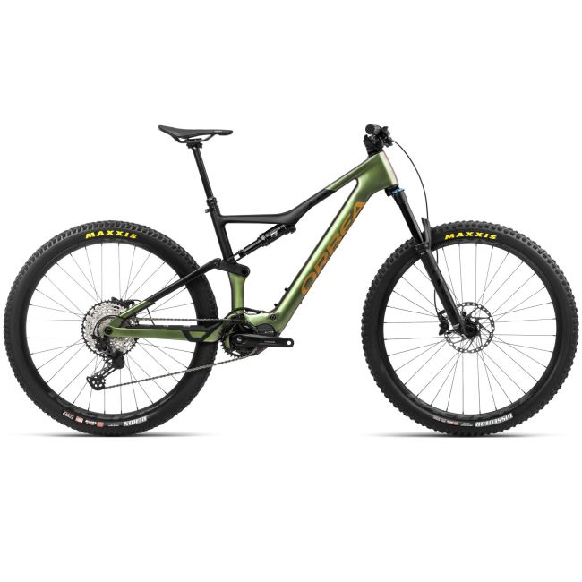 Orbea RISE M20 Chameleon Goblin Green (Gloss)-Black (Matt) - măsura S - bicicletă electrică eMTB Trail