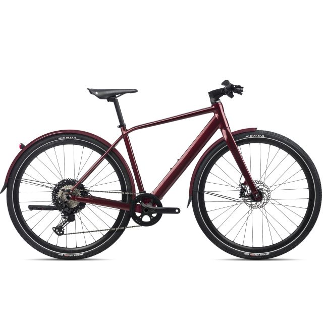 Orbea VIBE H10 MUD Metallic Dark Red - măsura S - bicicletă electrică urbană