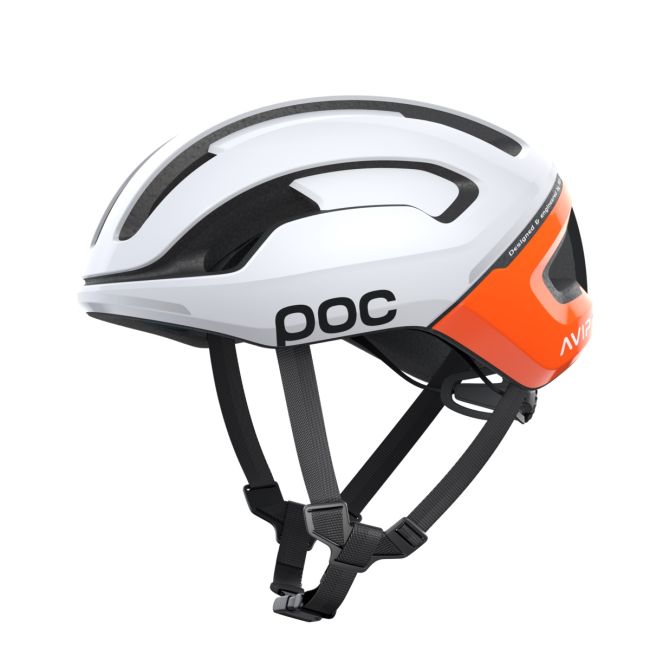 POC - Casca ciclism Omne Air Spin - alb portocaliu negru