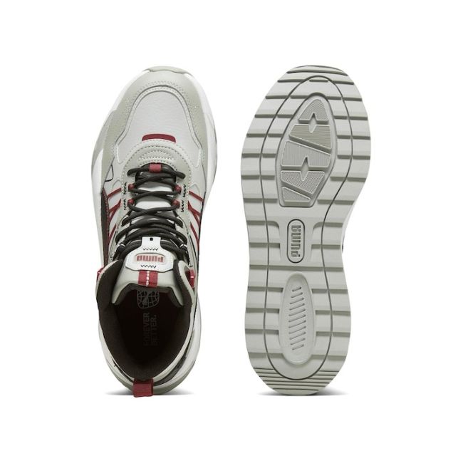 Puma - ghete pentru barbati - Trinity Mid Hybrid L - Light gray-black-smoked gray
