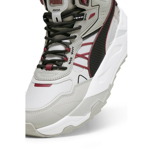 Puma - ghete pentru barbati - Trinity Mid Hybrid L - Light gray-black-smoked gray