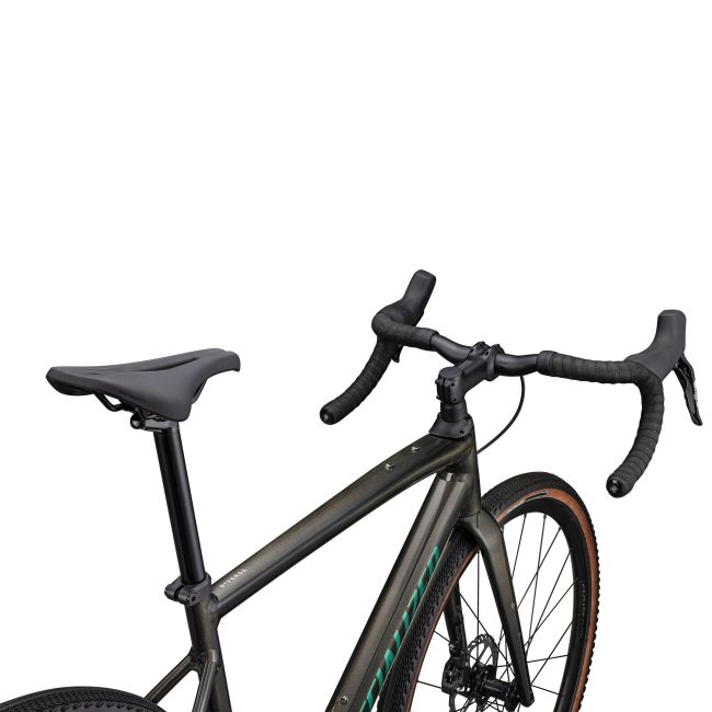 Specialized - bicicleta sosea Diverge Comp E5 - verde Gloss Metallic Obsidian | Metallic Pine Green - Marime 56