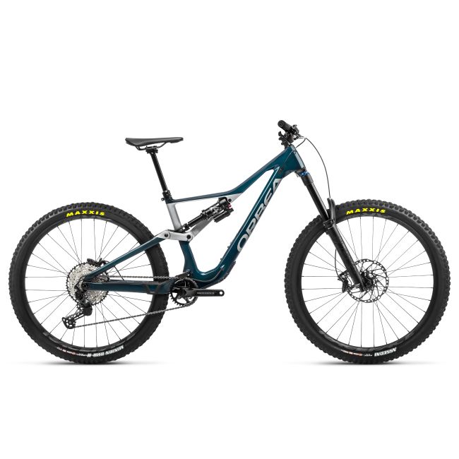 Bicicletă MTB Enduro full suspension Orbea RALLON M20 - Jade Green Carbon View (Gloss) | Stone Silver (Matt)
