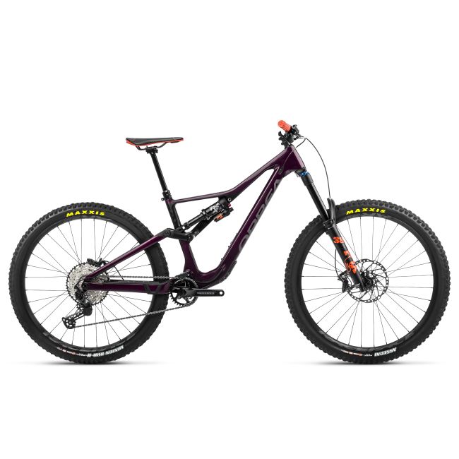 Bicicletă MTB Enduro full suspension Orbea RALLON M20 - Metallic Mulberry (Gloss) | Black (Matt)