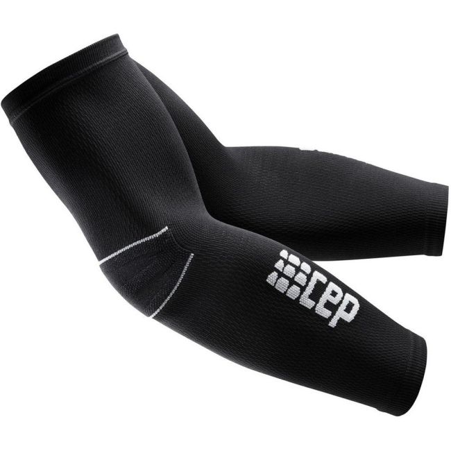CEP - compresie brate - Compression Arm Sleeves - Black I Grey