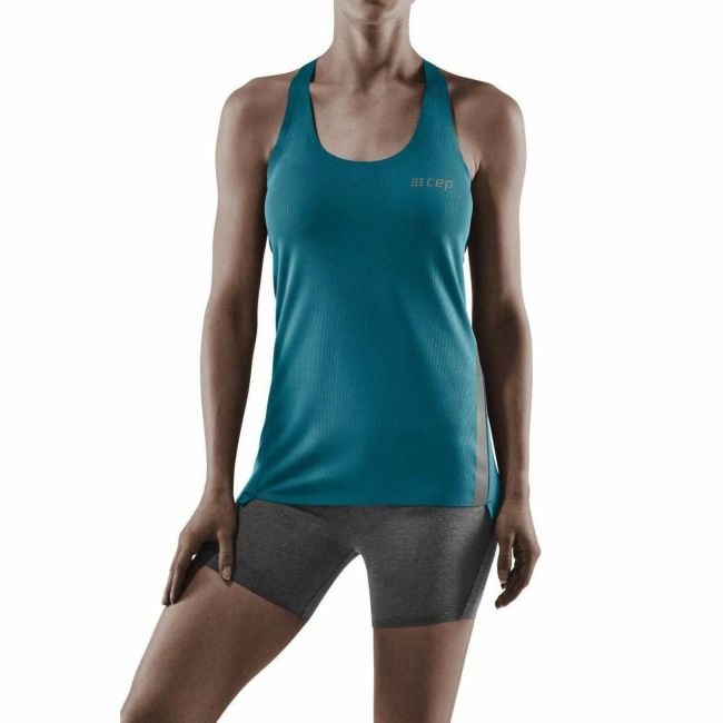 CEP - maiou pentru alergare - Training Tank top W - albastru | petrol