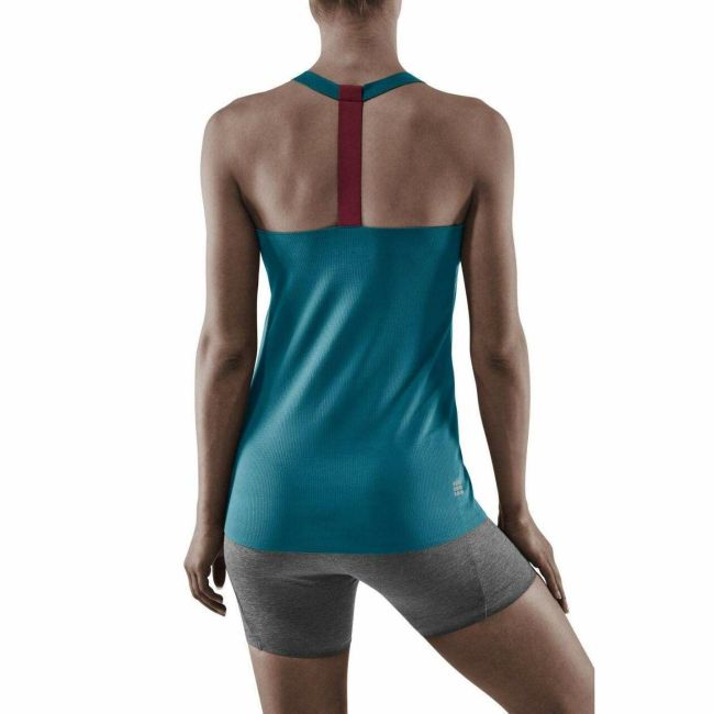 CEP - maiou pentru alergare - Training Tank top W - albastru | petrol