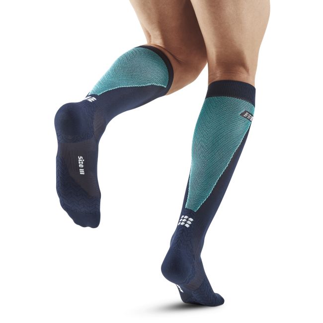 CEP - sosete compresie inalte - Ultralight Compression Socks Tall - Blue I Light blue