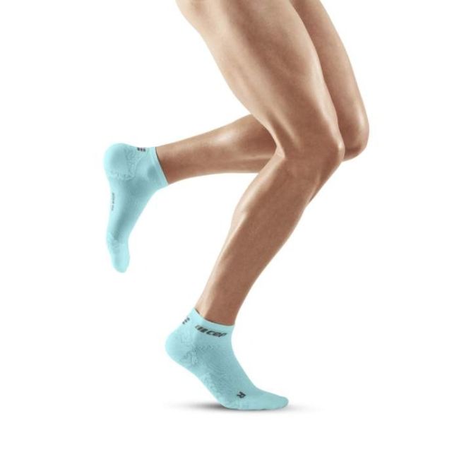 CEP - sosete compresie scurte - The Run Socks Low Cut v3 - Light blue