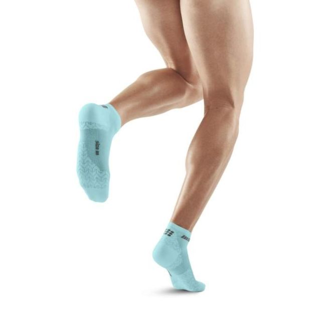 CEP - sosete compresie scurte - The Run Socks Low Cut v3 - Light blue