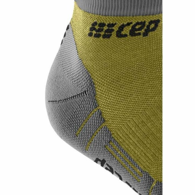 CEP - sosete compresie scurte peste glezna - Hiking Light merino low-cut Socks - Olive I Grey