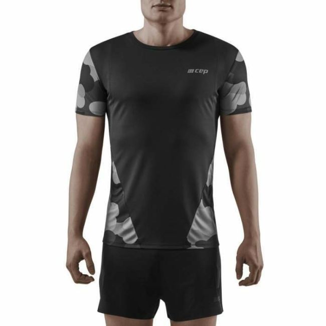 CEP - tricou cu maneca scurta - Camocloud Shirt - Black I Grey