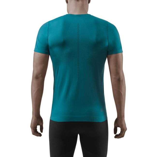 CEP - tricou pentru alergare cu maneca scurta - Run UltraLight Shirt - Petrol