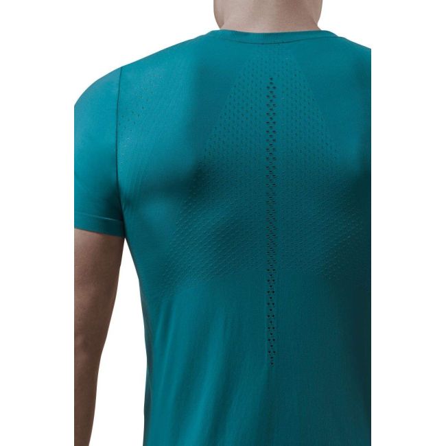 CEP - tricou pentru alergare cu maneca scurta - Run UltraLight Shirt - Petrol
