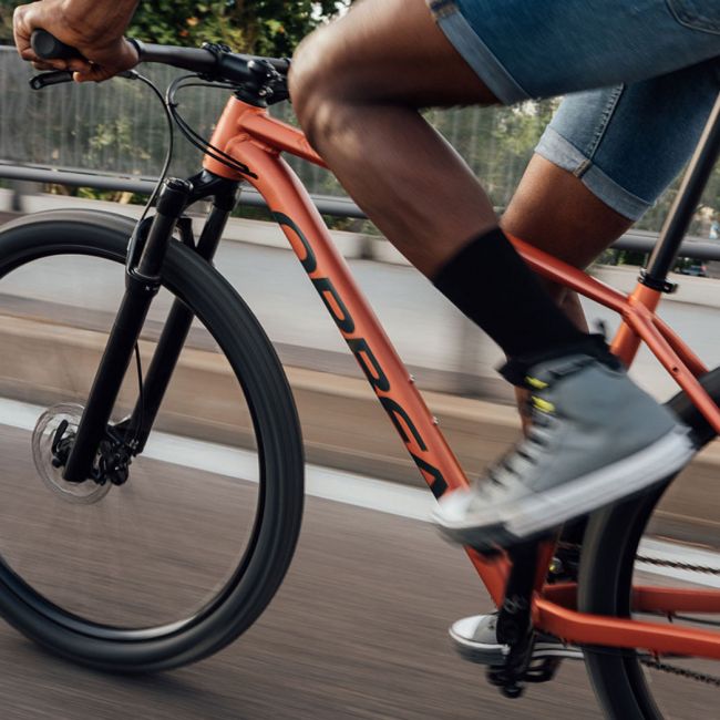 Bicicletă MTB fitness Orbea ONNA 29 20 - Terracotta Red (Matt) | Green (Gloss)