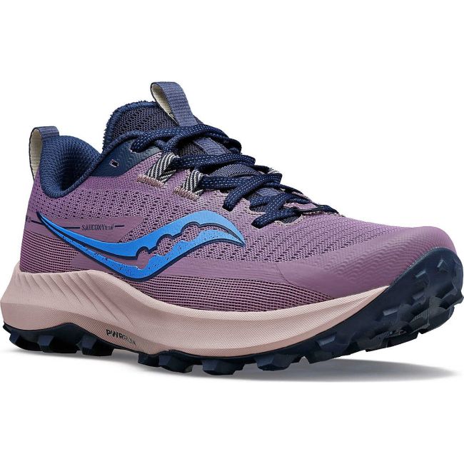 Saucony - pantofi alergare pentru femei - Peregrine 13 - Mov haze | night