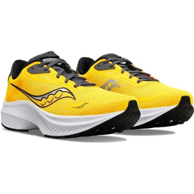 Saucony - pantofi alergare pentru barbati - Axon 3 - vizigold I black