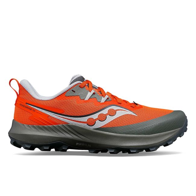 Saucony - pantofi alergare pentru barbati - Peregrine 14 - pepper I bough