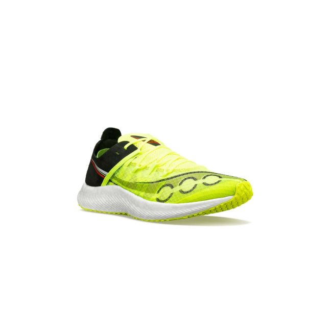 Saucony - pantofi alergare pentru barbati - Sinister - citron I black