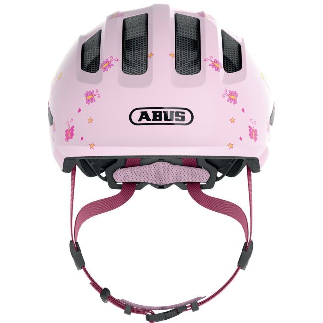 Abus - casca ciclism copii Smiley 3.0 - roz deschis model printesa