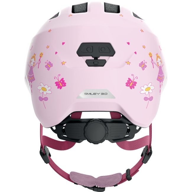 Abus - casca ciclism copii Smiley 3.0 - roz deschis model printesa