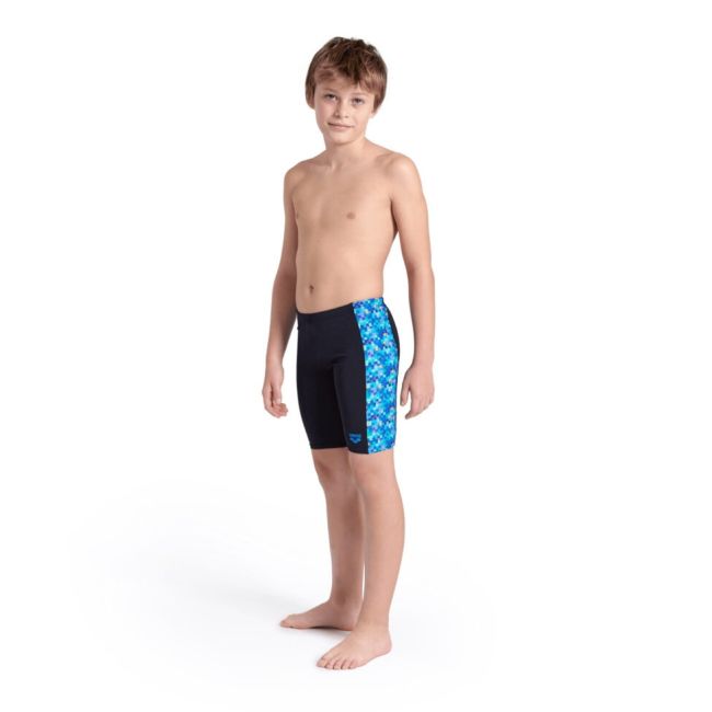 Arena - jammer baieti- Pooltiles - Black | Blue Multi