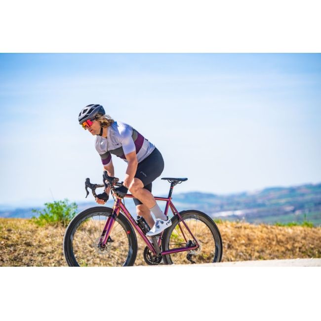 Northwave - tricou ciclism cu maneca scurta barbati Blade Air - alb gri mov inchis