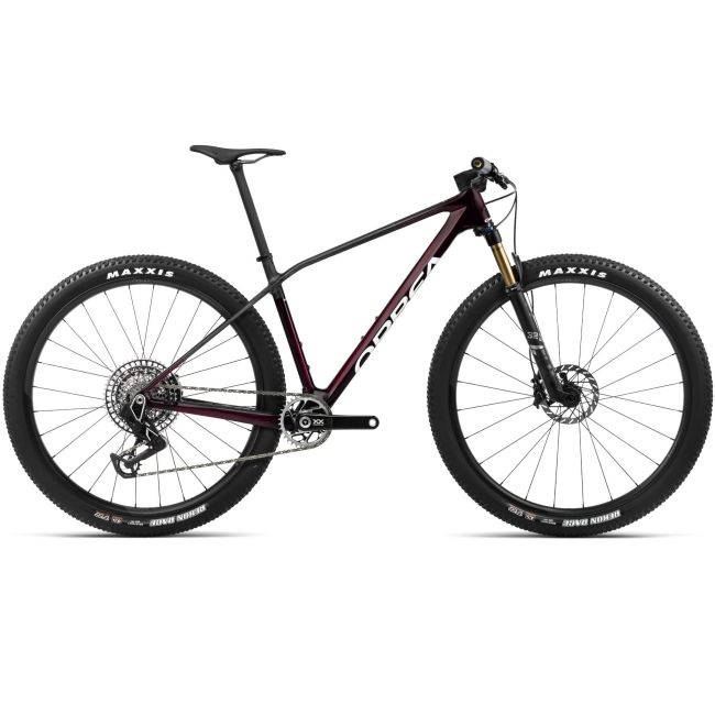 Bicicletă MTB XC hardtail Orbea ALMA M-LTD - Red Wine Carbon View (Gloss) | Carbon Raw (Matt)