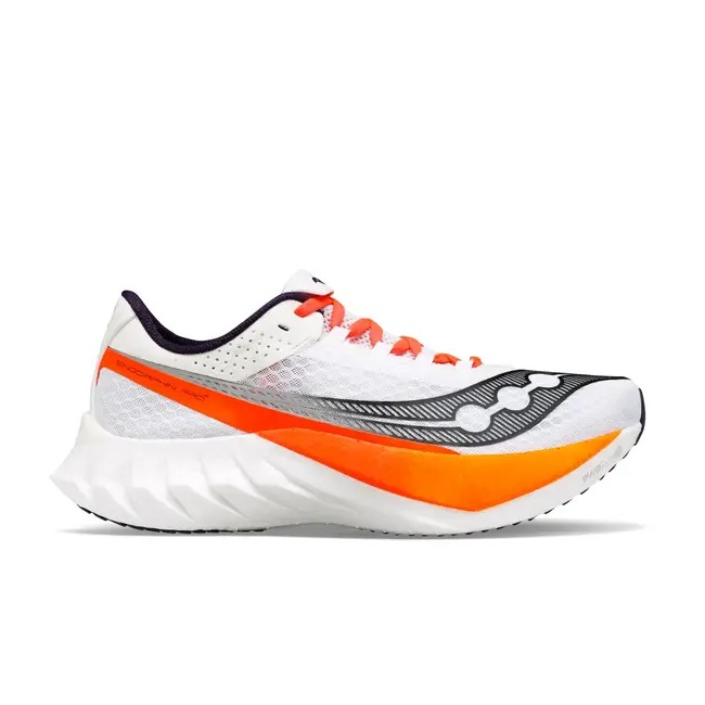 Saucony - pantofi alergare pentru barbati - Endorphin Pro 4 - white I black