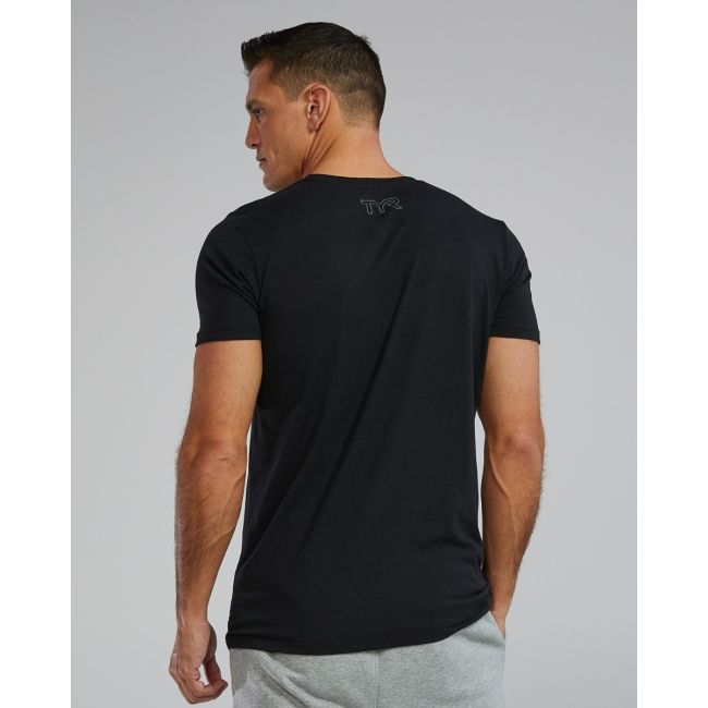 TYR - Tricou - Logo masculin - negru