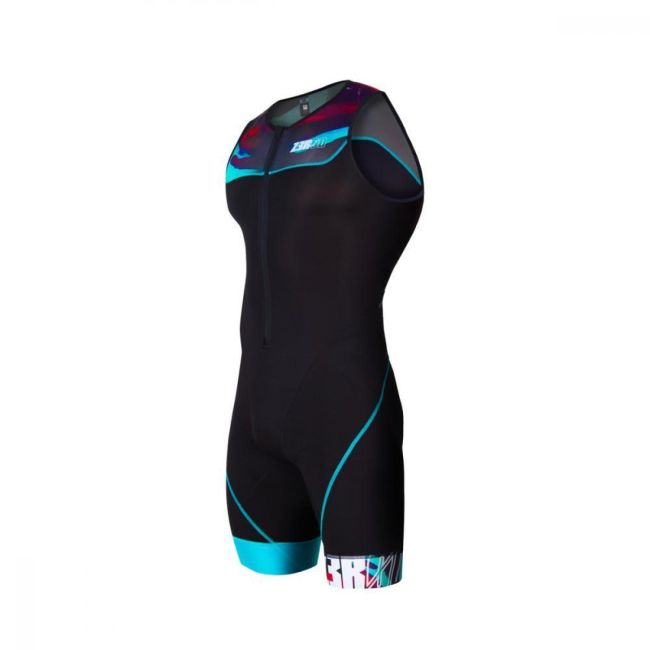 Z3R0D - Costum triatlon fara maneci - barbati - START TRISUIT - new wave