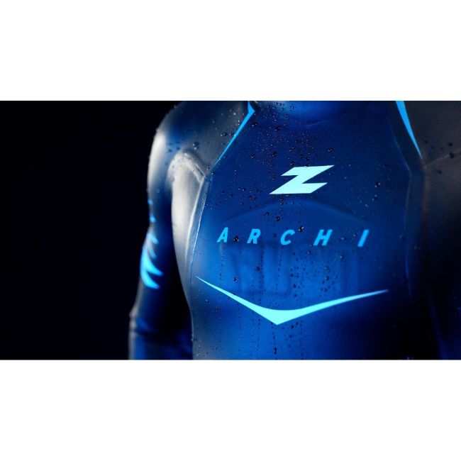 Z3R0D - costum neopren barbati Archi wetsuit - negru albastru