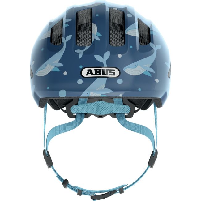 Abus - casca ciclism copii Smiley 3.0 - albastru inchis balene
