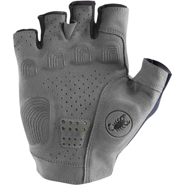 Castelli - manusi ciclism degete scurte Premio gloves - albastru inchis gri