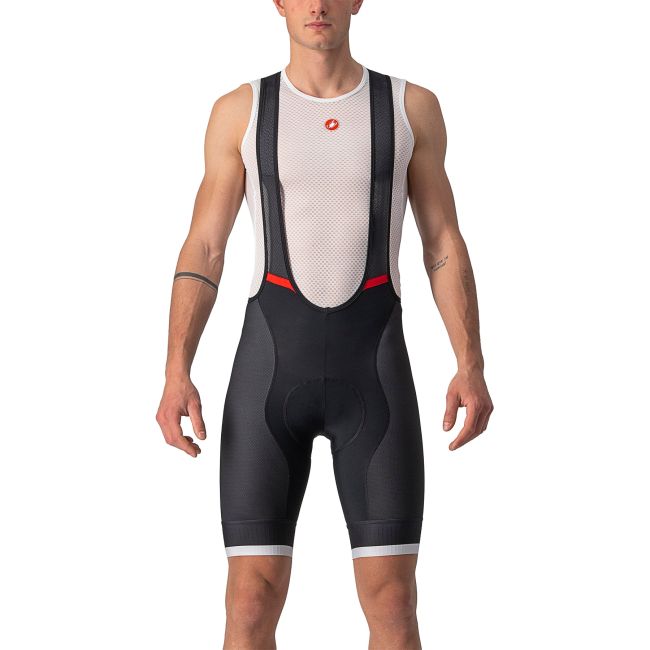 Castelli - pantaloni scurti pentru ciclism cu bretele Competizione Kit bibshorts - negru gri