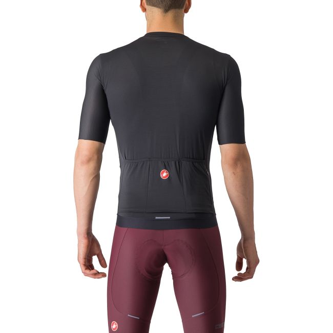 Castelli - tricou ciclism cu maneca scurta pentru barbati Espresso Jersey - negru