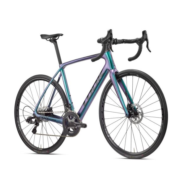 Look - bicicleta sosea de anduranta - Optimum 2 Disc - Campagnolo Chorus - Verde Albastru Cameleon