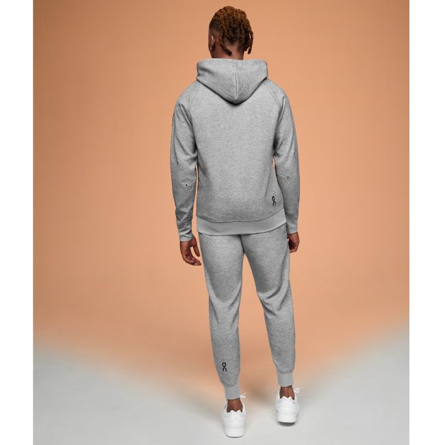 On Cloud - hanorac sport pentru barbati On new Hoodie - gri deschis negru