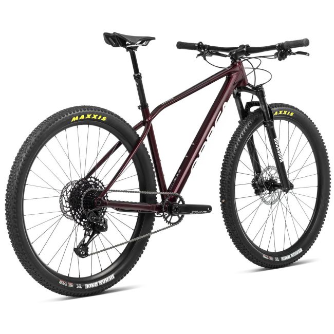 Bicicletă MTB XC hardtail Orbea ALMA H11 - Metallic Dark Red | Chic White (Gloss)