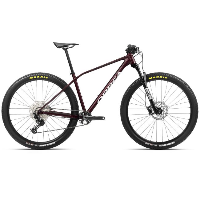 Bicicletă MTB XC hardtail Orbea ALMA H20 - Metallic Dark Red | Chic White (Gloss)
