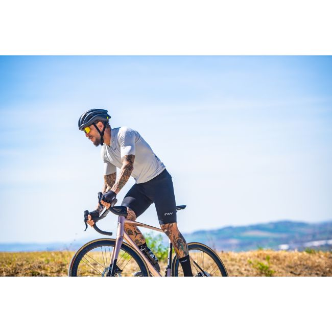 Northwave - manusi ciclism degete scurte pentru barbati Active - negru albastru deschis surf